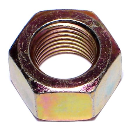 Midwest Fastener Hex Nut, 1/2"-20, Steel, Grade 8, Zinc Yellow, 10 PK 63065